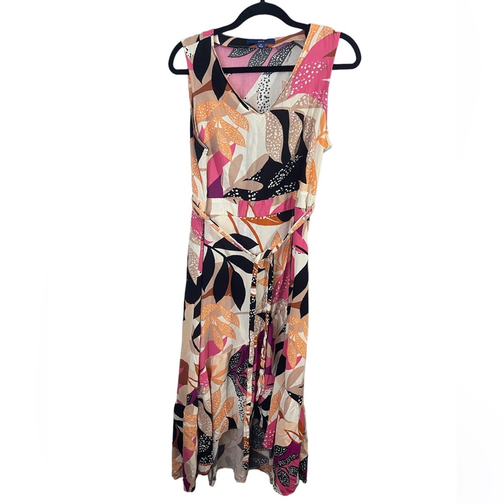 Apt. 9 Sleeveless Abstract Printed High Low Dress XL